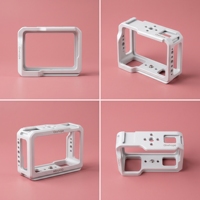 Cage de caméra en aluminium CNC de précision, rig de caméra DSLR personnalisé, fabrication en usine