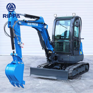 RIPPA R32 Nueva pequeña excavadora Bagger Excavadoras sobre orugas Micro máquina de excavación Mini excavadora Precio - Product Image 2