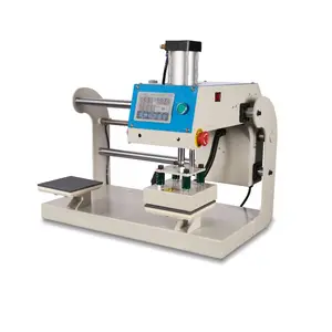 Prensa térmica pneumática para impressão de camisetas, máquina de impressão térmica de camisetas com estação dupla, de boa qualidade e baixo preço CH-1515-TD2 220v 0.5