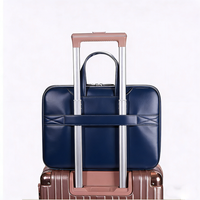 Sac de transport léger et imperméable en PU de 15 pouces, grande capacité, avec logo personnalisé, idéal pour ordinateur portable, école et bureau – Vente chaude