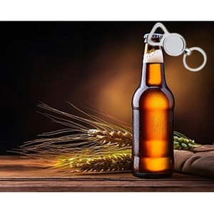 Llavero de Cuero con Mosquetón de Acero Inoxidable, Destapador de Botellas y Juego de Mini Destornilladores - Product Image 3