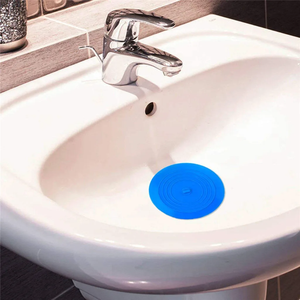 Tapón de silicona grande de 15 cm para bañera, a prueba de fugas, cubierta de desagüe, tapón plano para pelo, accesorios de baño al por mayor - Product Image 1