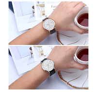 Jam Tangan Quartz Pria MINI FOCUS MF0052G 0052 Tali Kulit Baru