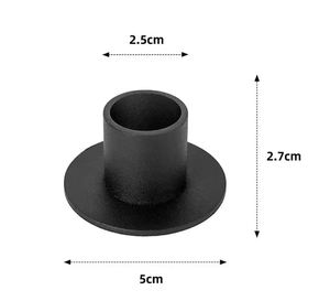 Набор подсвечников из латуни в минималистичном стиле под старину, на длинной ножке, для конических свечей, золотистые подставки для декора - Product Image 2
