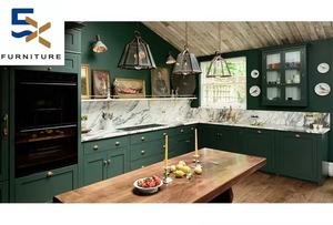 Erxi ücretsiz tasarım avrupa Retro Nordic açık mutfak dolabı özelleştirilebilir tüm ev özelleştirme için katı ahşap tasarım - Product Image 2