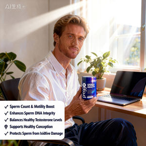 Prego <span class=keywords><strong>Sperm</strong></span> Health Capsules: Natuurlijke supplementen voor het verbeteren van het sperma-aantal en -beweeglijkheid, ter ondersteuning van gezonde conceptie en mannelijke vruchtbaarheid. - Product Image 3