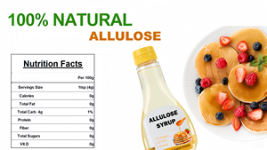 Edulcorante de mezcla sin calorías 1:1 2:1, jarabe de Monkfruit y Allulosa, jarabe natural de Allulosa/Monkfruit - Product Image 2