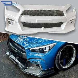 Pare-chocs avant en fibre de verre de style R-Concept pour Q50 Skyline 400r Kouki Bitz, pour Q50 V37 2014-2017, pièces de voiture - Product Image 1