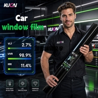 Film solaire nano-céramique KUCAI 99% anti-UV pour vitres de voiture, isolation thermique