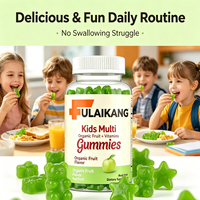Gummies multivitaminées pour enfants OEM, vitamines C, D3, zinc, sans sucre, à croquer, végétaliennes, certifiées Halal, soutien immunitaire, marque privée
