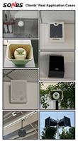 Altavoz de Bocina de Voltaje Constante de Amplio Rango de 50W, Impermeable, de Aluminio, para Sistemas de PA Analógicos e IP para Exteriores