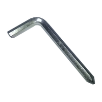 Clé à tournevis coudée Alleny de type L de 5mm personnalisée OEM clé à molette croisée à tête cruciforme avec manche en acier pour réparation