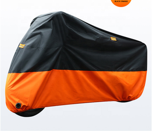 Подгонянный сверхпрочный водонепроницаемый чехол для мотоцикла 190T с пыленепроницаемым рисунком 210D Оксфорд УФ-защита для мотоцикла наружного хранения - Product Image 1