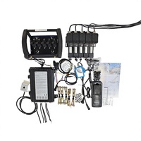 Control Remoto para Grúa, 4 Palancas, Embrague Mecánico Automático, Motor Hidráulico IP68, Control Remoto Inalámbrico para Grúa