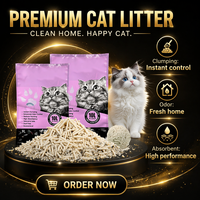 Pasir Kucing Tofu Humid Climate Pro Formula Anti Fermentasi Tahan Jamur Bebas Bau 7 Hari Dapat Dibuang di Toilet Grosir