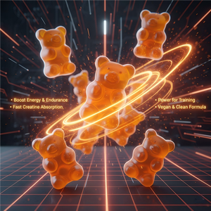 OEM 1500mg Tadıklı Kreatin HCL Jelibonları Kreatin Monohidrat Jelibon Kas Geliştirici Jelibon Takviyesi Erkekler ve Kadınlar için - Product Image 4