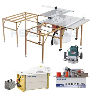 High Quality Wood Saw Machines With Edge Banding Sealing and Trimming Multi-Function Table Saw for Woodworking