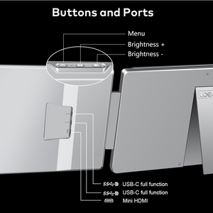Moniteur portable triple écran USB Type C 16 pouces en gros - Product Image 3