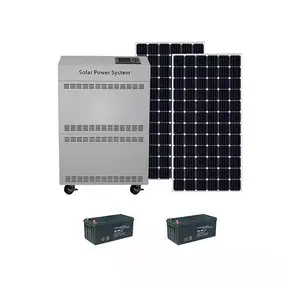 כל בית 3KW 5KW 1000W 3000W 5000w סולארי נייד כוח בנק מחובר לבית אספקת