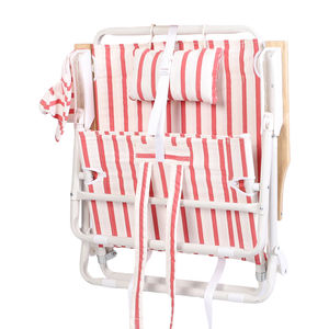 Chaise de plage pliante de qualité supérieure siège de chaise longue inclinable pour plage patio <span class=keywords><strong>jardin</strong></span> cour extérieure - Product Image 3