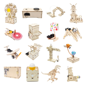 Juegos de rompecabezas educativos STEM de madera para niños, juguete de ingeniería física para ensamblar, nuevo. - Product Image 1