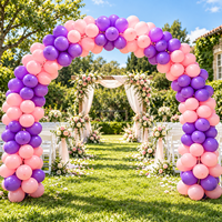 Support de bouquets de ballons pour sol, arbre à ballons pour fête, décoration d'anniversaire, mariage, baby shower, toile de fond de cérémonie, présentoir d'entrée