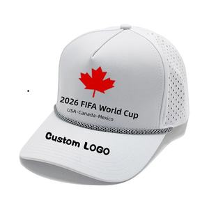 Casquette de baseball brodée personnalisée pour la <span class=keywords><strong>Coupe</strong></span> <span class=keywords><strong>du</strong></span> <span class=keywords><strong>Monde</strong></span> de Football 2026 – Accessoires pour supporters – Vente en gros - Product Image 3