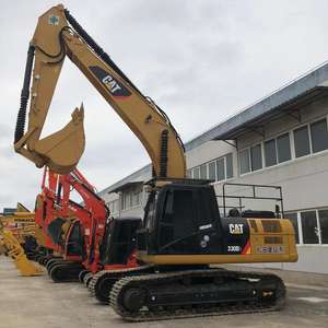 Usado para excavadora sobre orugas CAT 330DL a la venta, los componentes principales incluyen equipo de construcción de motor y caja de cambios - Product Image 1