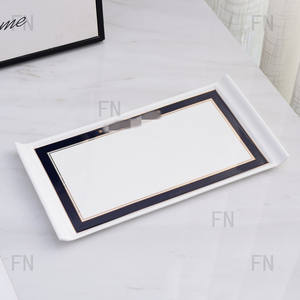 The Best-selling Blue and White Ceramic Tableware Comes with <b>Gift</b> <b>Boxes</b> and logo Tray Bowls Bugari - Product Image 2