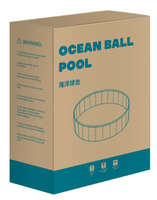 Piscine pliable d'extérieur pour animaux de compagnie, piscine portable pour balles, baignoire pour animaux, piscine pliable pour animaux et enfants