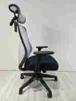 Chaise pivotante de bureau avec maille en mousse à mémoire de forme ergonomique pour le travail à domicile