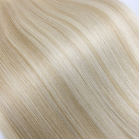 Extensions de cheveux 100% naturels vierges européens, double trame, à trou unique, pour cuticules intactes, vente en gros directe usine