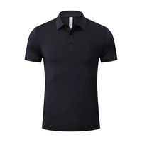 Chemise de golf décontractée en polyester 100% tricoté, impression numérique personnalisée de haute qualité, broderie boutonnée, respirante, unisexe, manches courtes