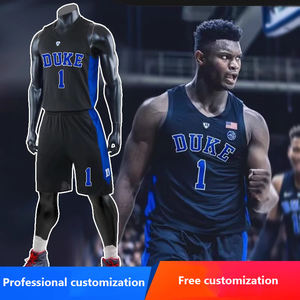 Conjunto de <span class=keywords><strong>Jersey</strong></span> de baloncesto con diseño de patrón azul personalizado para hombre, uniforme de baloncesto digital <span class=keywords><strong>space</strong></span> <span class=keywords><strong>Jam</strong></span>, pantalones cortos universitarios, <span class=keywords><strong>jersey</strong></span> liso - Product Image 3