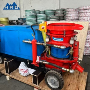HRD Wet Shotcrete Machine Price Engine-Powered Construction Equipment with High Efficiency 5.5KW/7.5KW 30m Conveying - Product Image 1