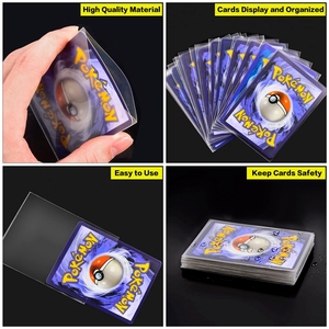 Wholesale Custom Penny Trading Card Saver Protectors Sleeves 66x91 Perfect Fit Inner Trading Card Penny Card Sleeves