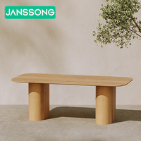 Ensemble de chaises d'extérieur en teck de luxe, table et chaises de patio pour hôtel, chaise de salle à manger en bois pour jardin, mobilier d'extérieur pour hôtel