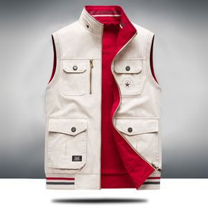 Gidden Gilet d'hiver multi-poches pour homme, pour la photographie et la pêche, décontracté, polyvalent, confortable, nouvelle collection, en polyester - Product Image 5