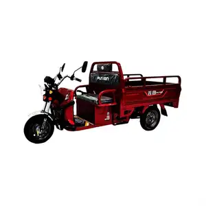 Good Selling Cargo Van Truck Trike Manufacturer Heater Trailer Three Wheel Electric Ab Disk Brake Motorized Tricycle