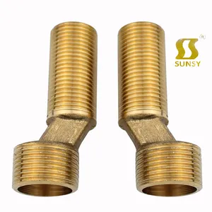 يوهوان مصنع ذكر الحنفية المخفض 1/2 "x 3/4" حمام دش وصلة أنابيب إطالة الحد الكلب الساقين غريب الأطوار