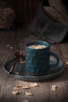 Ensemble de tasses et soucoupes en porcelaine de haute qualité pour expresso et latte, en céramique, 12oz, 14oz, 16oz, 18oz, 20oz, 24oz, tasses à café matcha