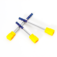 Fraise à moudre CNC ODM OEM personnalisable en acier HRC65 haute dureté avec revêtement pour acier de moulage