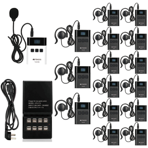 1500mAh USB Type-C nhà máy trực tiếp ổ cắm âm thanh không dây hướng dẫn du lịch hệ thống máy thu Bảo tàng Nhà thờ retekess tt122 - Product Image 3
