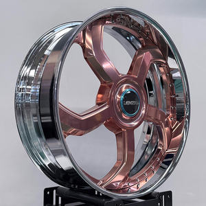 ล้อฟอร์จขอบ 26 นิ้ว ล้อเว้าขอบ 5x114.3 ล้อฟอร์จ Rucci ล้ออเมริกันฟอร์ซสีโรสโกลด์ - Product Image 4