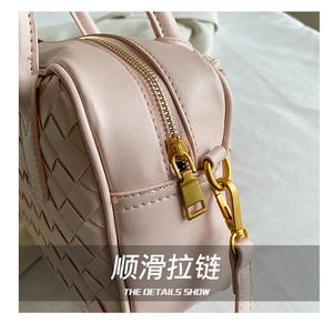 Bolso de Mano Casual de Lujo para Mujer, de Piel Sintética, con Cierre de Cremallera, Impermeable, de Alta Calidad, Forro de Poliéster LEMON KOKO - Product Image 3