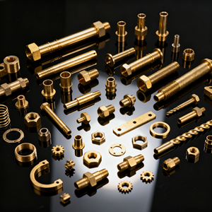 Componenti di Precisione Personalizzati in Acciaio Inox e Ottone Lavorati CNC, Parti in Rame per Lavorazioni Multistep Tornite e Fresate - Product Image 1