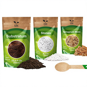 Kit Terrario Fai-da-Te PYEF CRAFTS per Creare un Ecosistema Autonomo, Include Succulente <span class=keywords><strong>in</strong></span> Barattolo di Vetro da 68 oz, Prodotto negli USA - Product Image 1