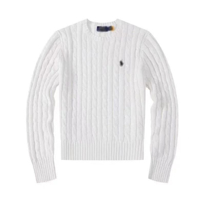 Maglione <span class=keywords><strong>Slim</strong></span> Fit Casual in Lana per <span class=keywords><strong>Uomo</strong></span>, Stile Old Money Ralph, Logo Personalizzato - Product Image 3
