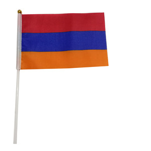 ธงประจำชาติอาร์เมเนียแบนเนอร์โพลีเอสเตอร์แบบโบกขนาดเล็กสำหรับตัวแทนการท่องเที่ยว - Product Image 2
