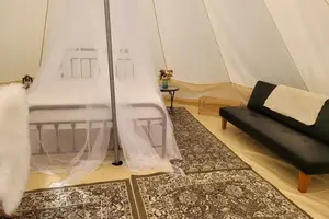 Tente cloche de luxe pour camping en plein air, vente en gros d'usine, pour hôtels, maisons, complexes hôteliers, yurt, teepee, glamping pour adultes, quatre saisons, imperméable - Product Image 5